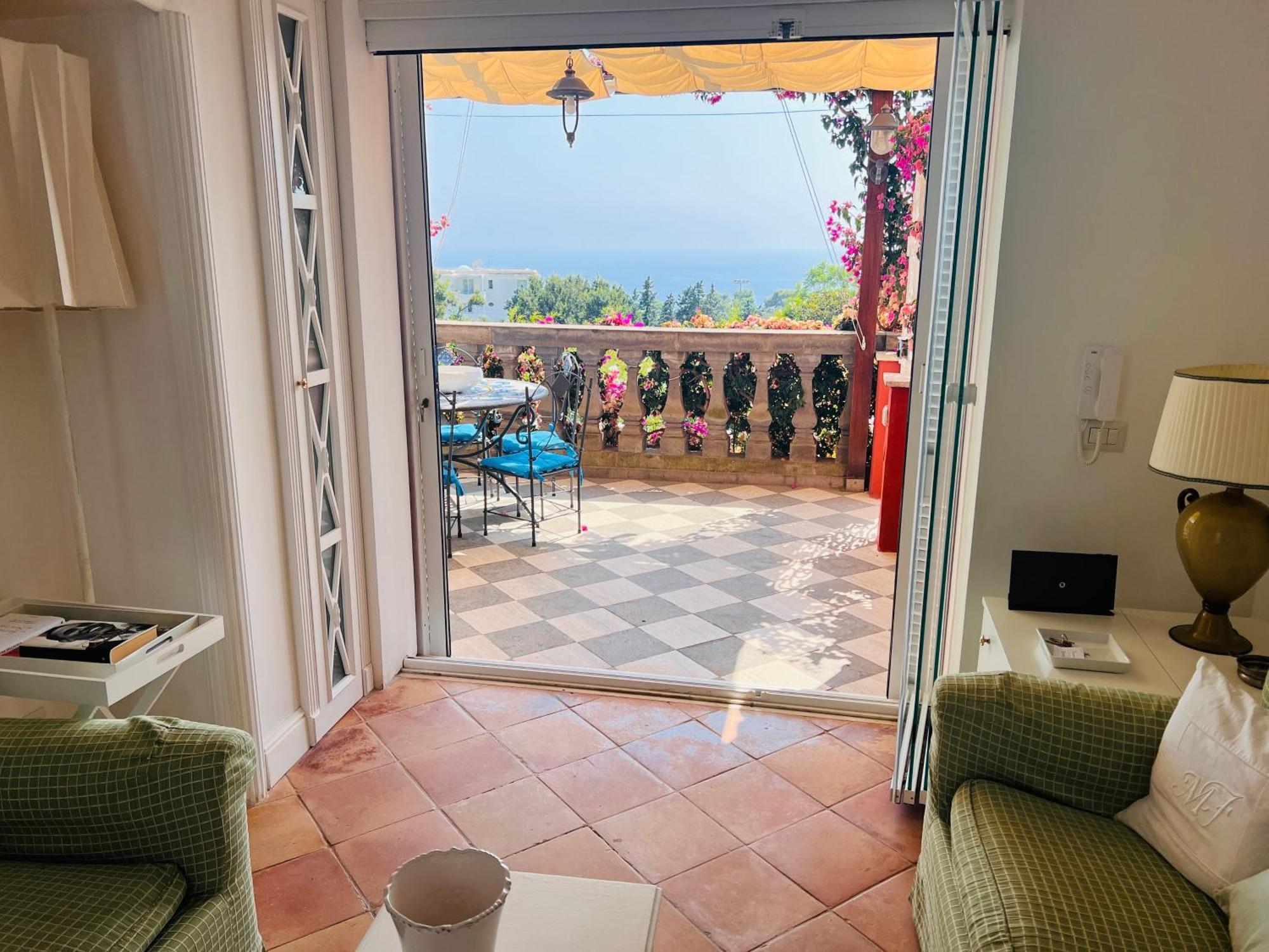 Luxury House In Villa Pompeiana Via Camerelle Con Terrazza Vista Mare カプリ エクステリア 写真