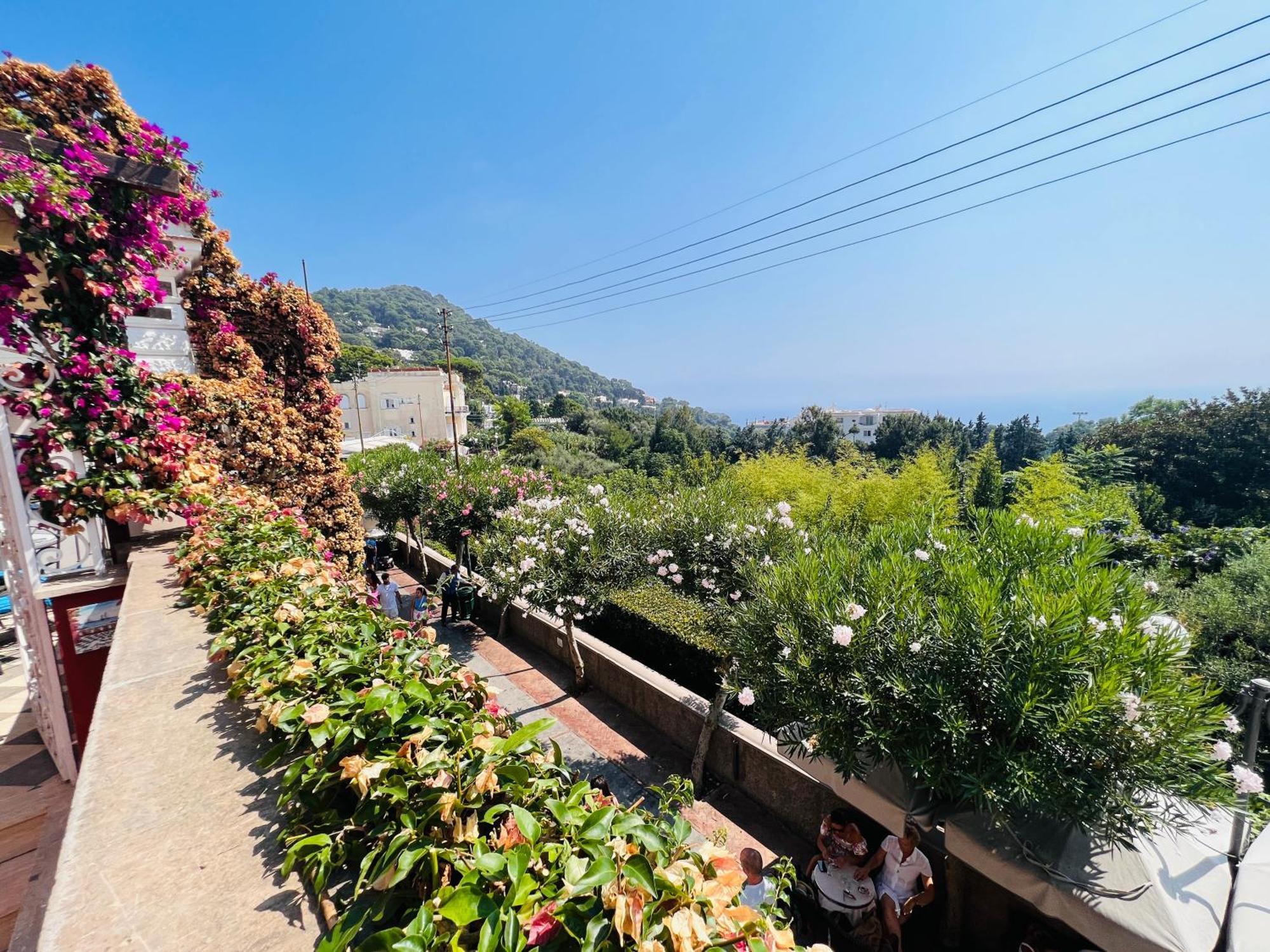Luxury House In Villa Pompeiana Via Camerelle Con Terrazza Vista Mare カプリ エクステリア 写真