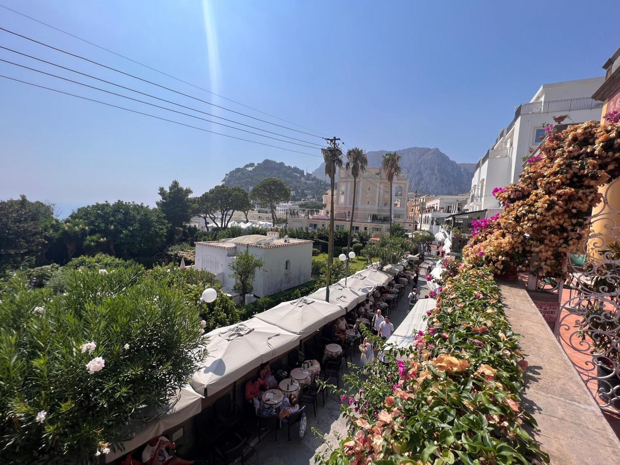Luxury House In Villa Pompeiana Via Camerelle Con Terrazza Vista Mare カプリ エクステリア 写真