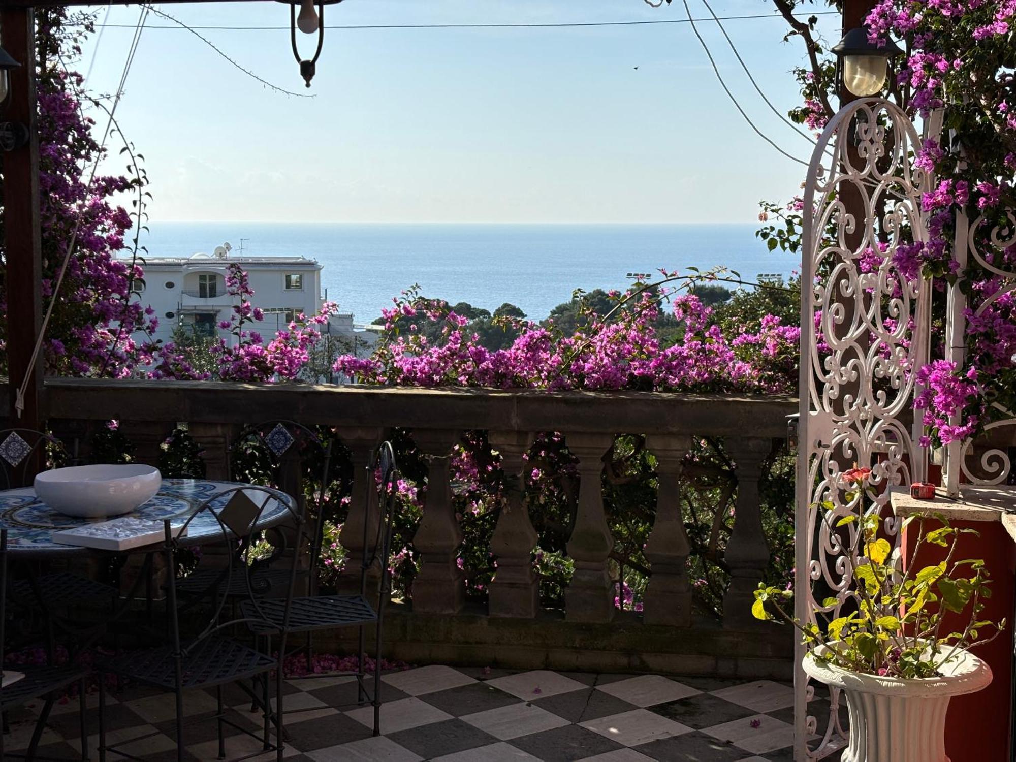 Luxury House In Villa Pompeiana Via Camerelle Con Terrazza Vista Mare カプリ エクステリア 写真